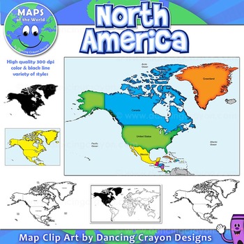 maps clipart map america
