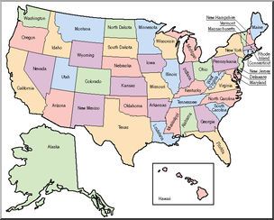 maps clipart map united states