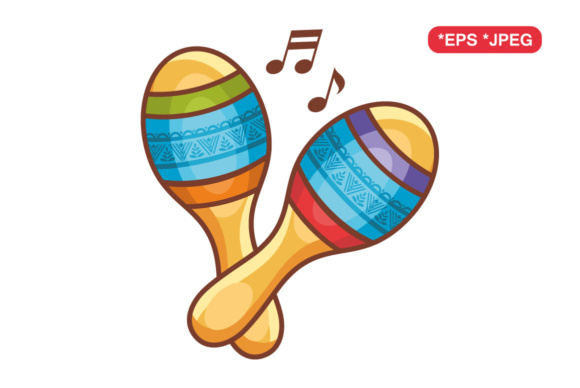 maracas clipart musical toy