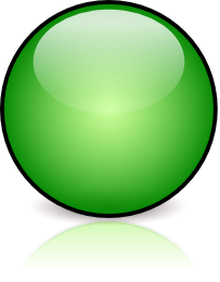 marbles clipart green