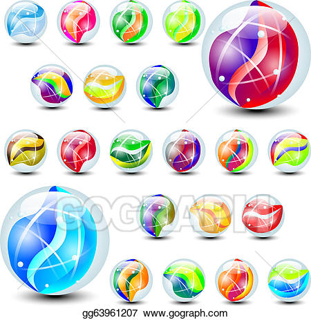 marbles clipart real