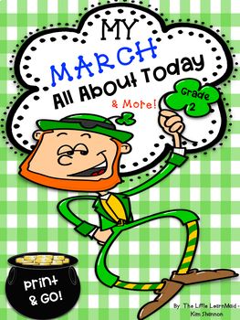 March clipart day time activity. Book all about today