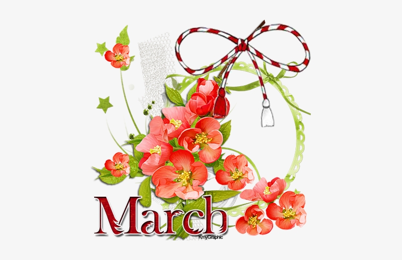 march clipart friendship flower