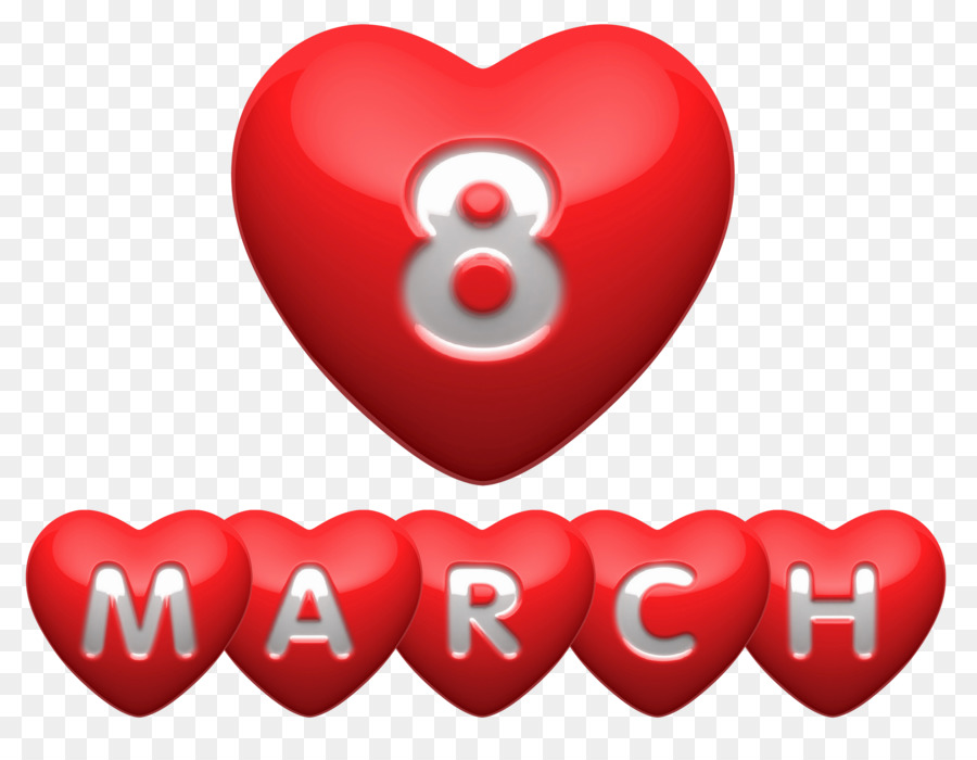 March clipart march 8.  womens day red