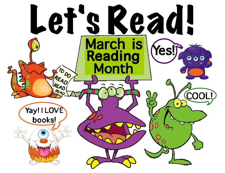 march clipart march reading