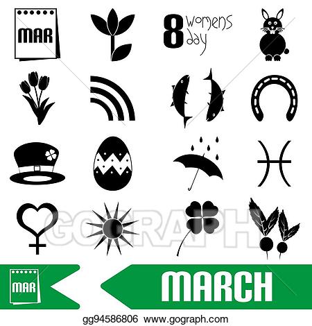 march clipart march theme