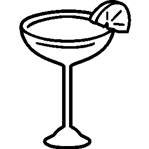 margarita clipart outline