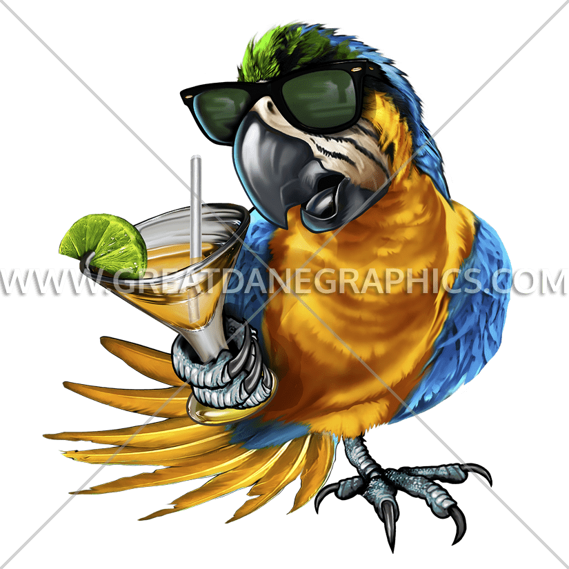 margarita clipart parrot