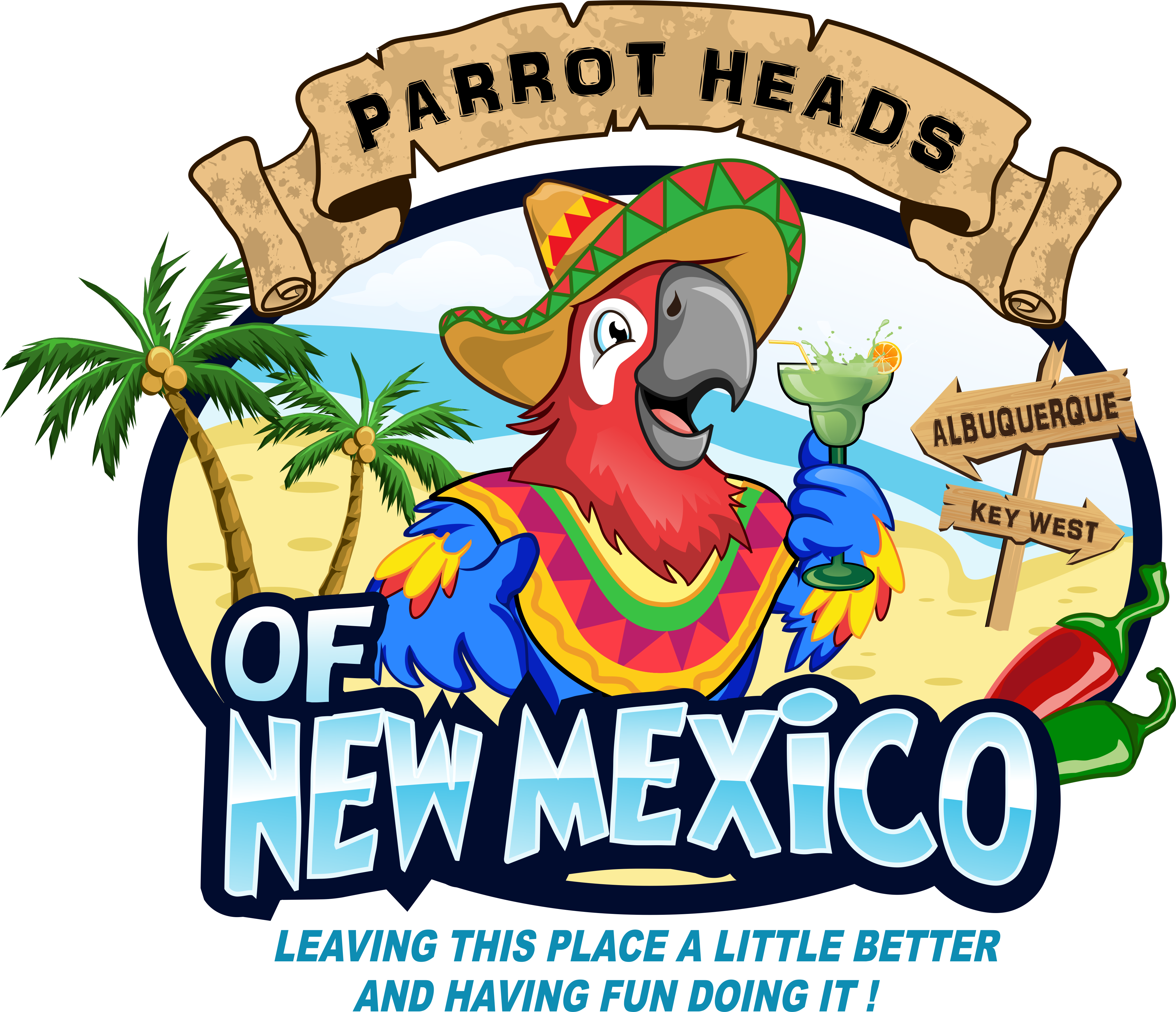 margarita clipart parrothead