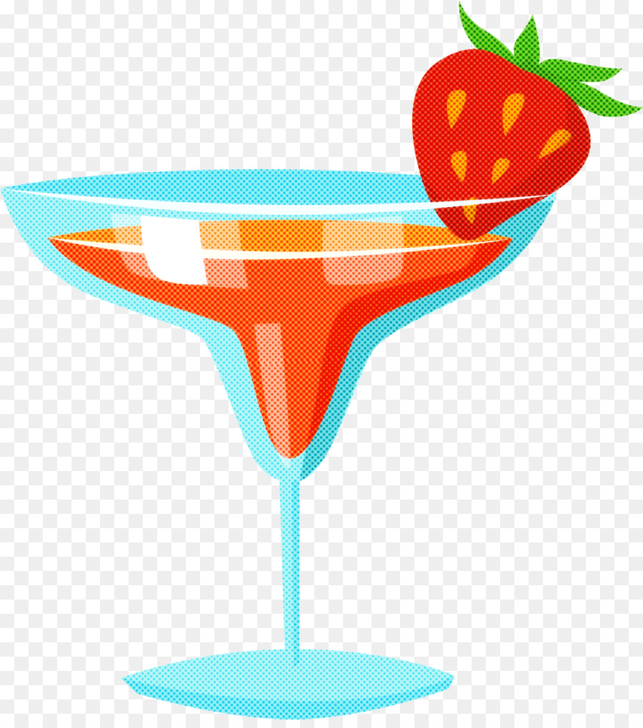 martini clipart strawberry margarita