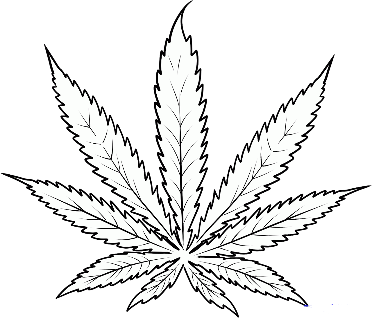 рисованные картинки марихуаны