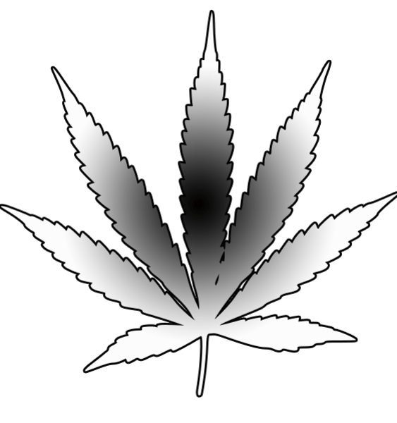 marijuana clipart silhouette