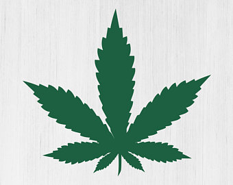 marijuana clipart silhouette