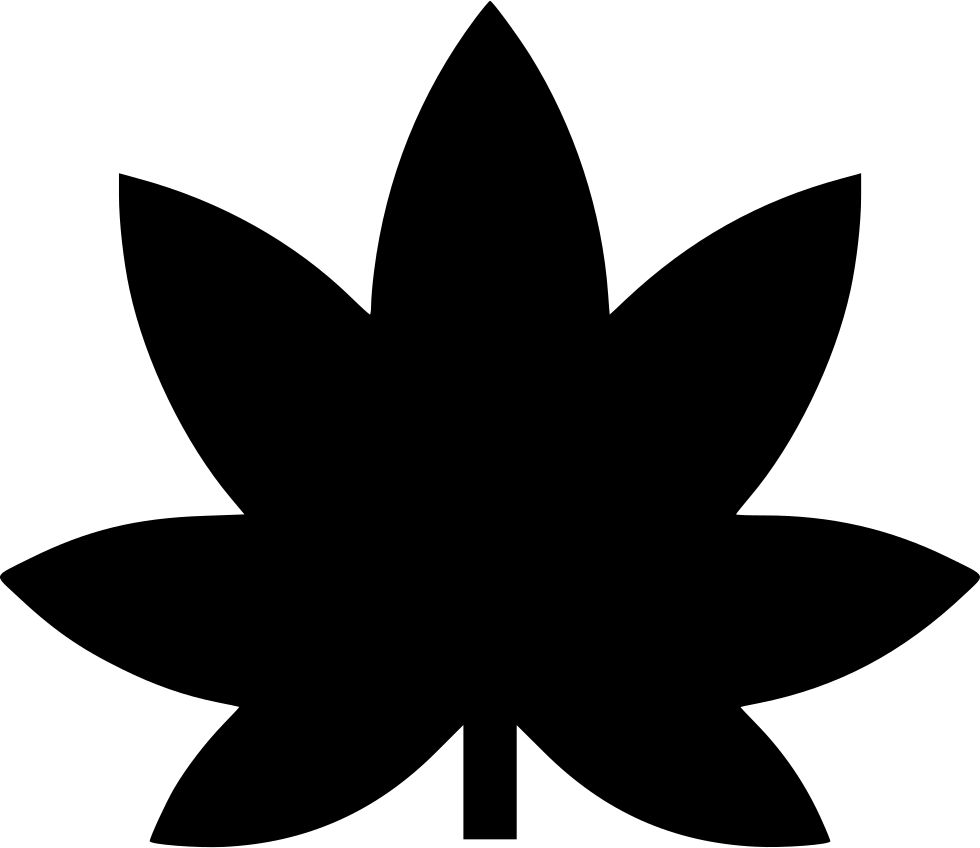 Leaf plant cannabis drugs. Marijuana clipart svg