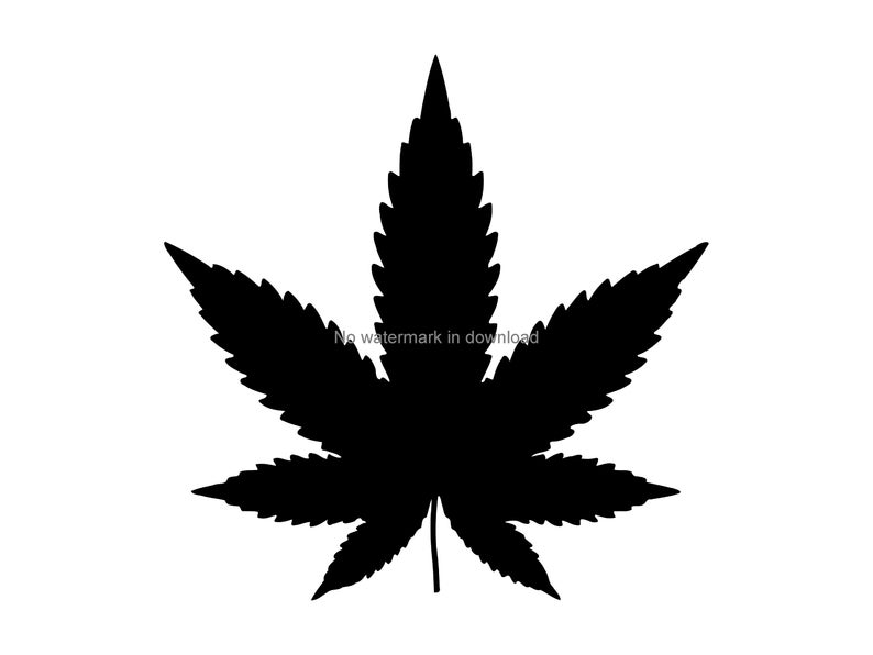 Marijuana clipart svg. Pot leaf file vector