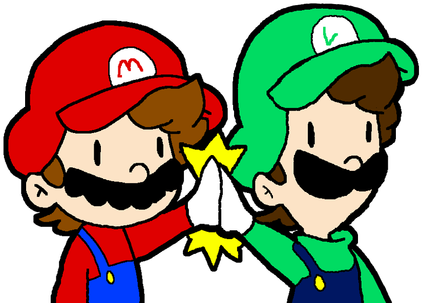 mario clipart artistic