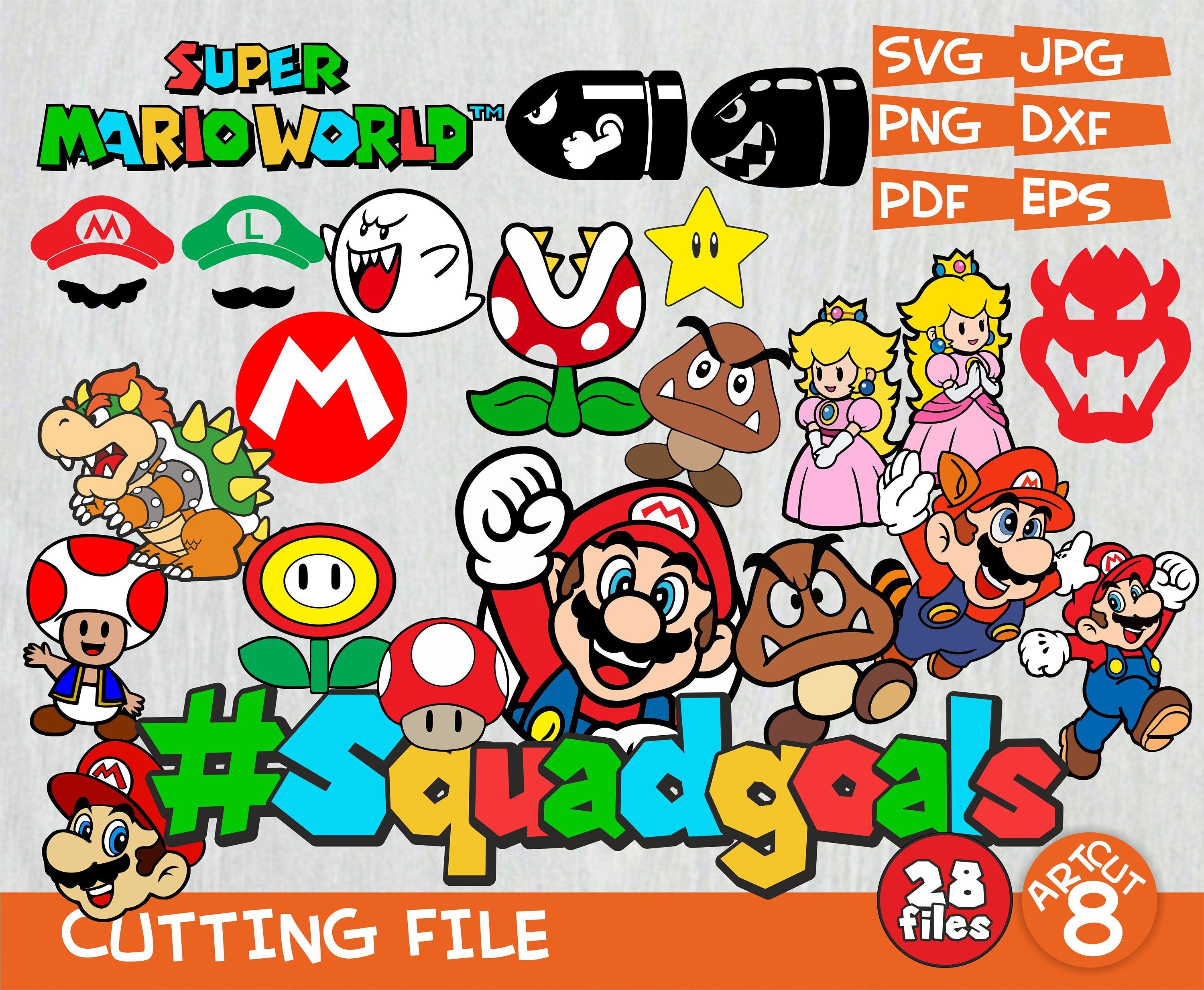 Free Free 261 Free Super Mario Svg Files SVG PNG EPS DXF File
