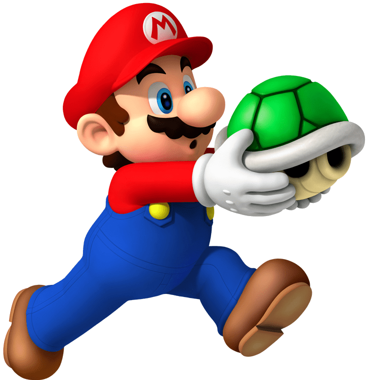 Stop clipart holding. Mario with shell transparent