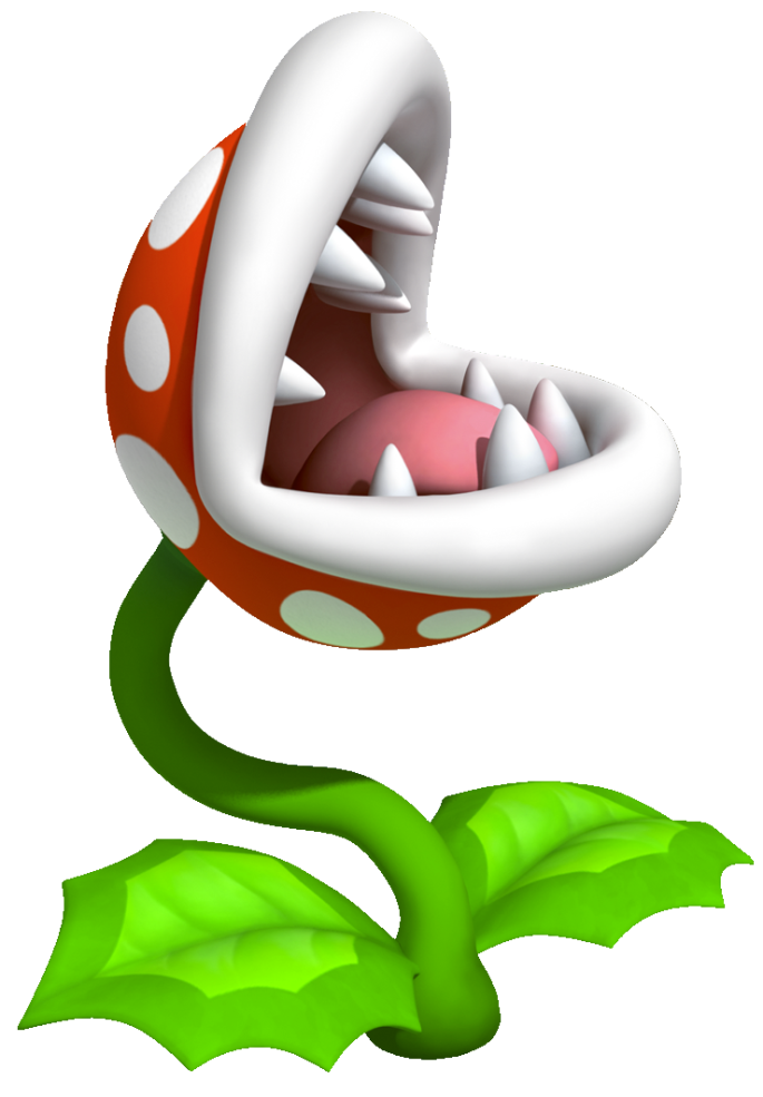 Mario clipart piranha plant. Super wii u list