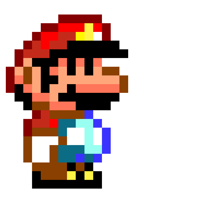 Luigi Super Mario Bros Pixel Art Png 1200x1200px 8bit Color Luigi ...