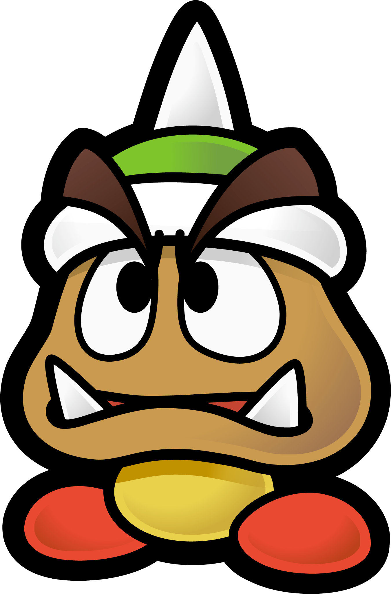 mario clipart spiky