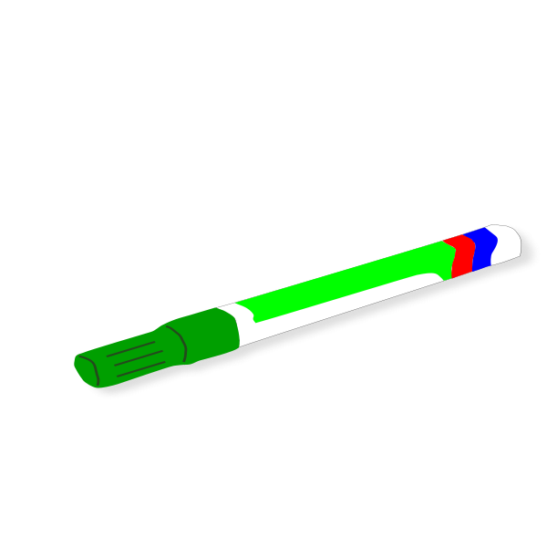 marker clipart coloured pen