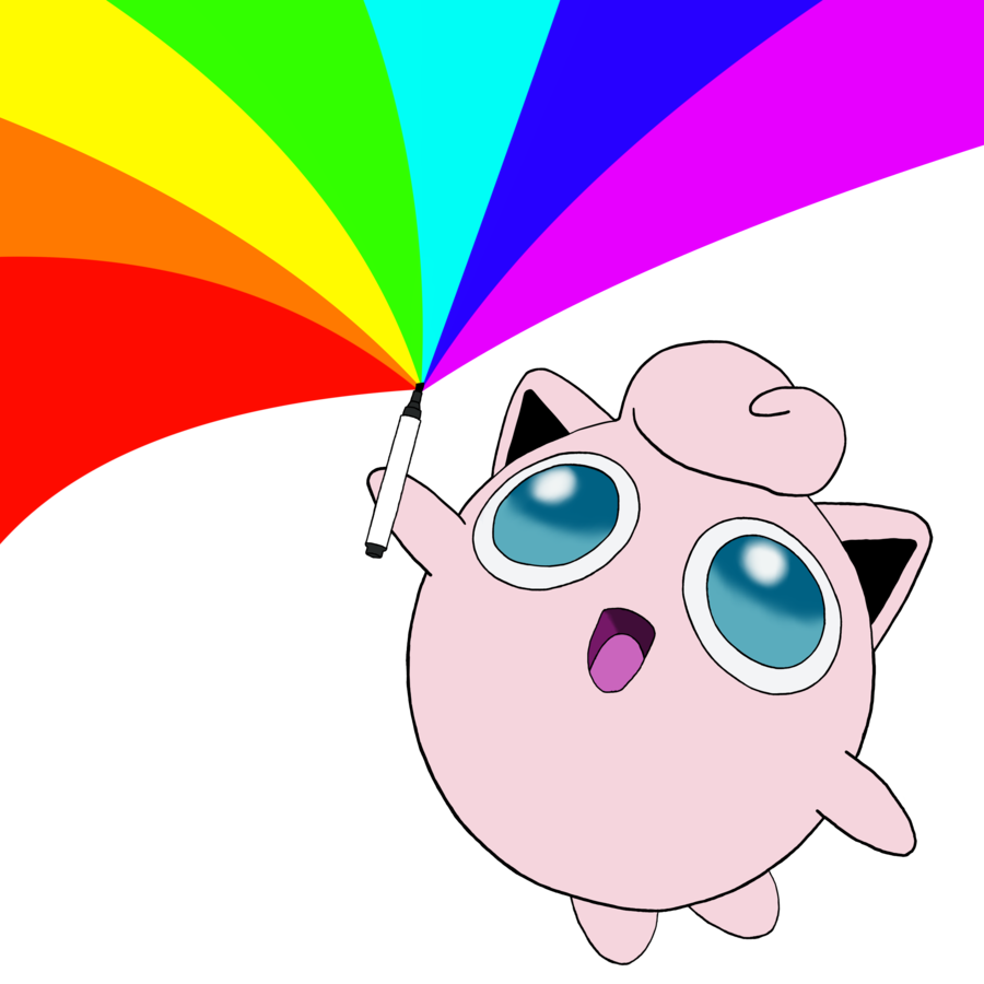 Image jigglypuff has a. Marker clipart permanent marker