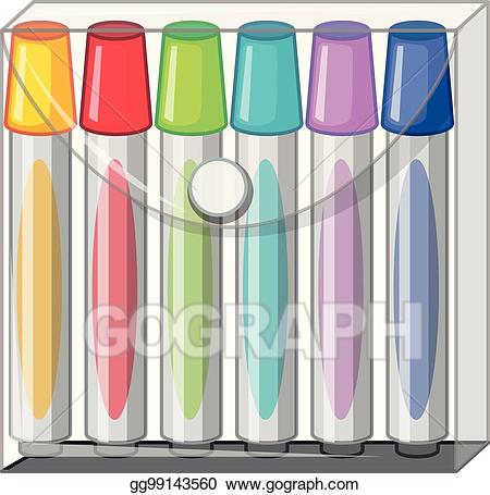 markers clipart plastic