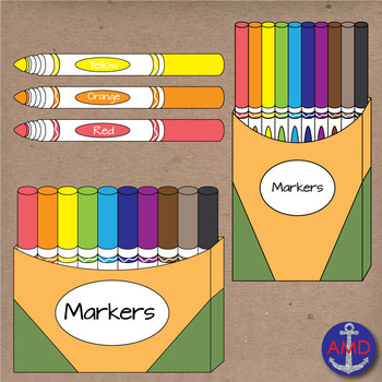 marker clipart school