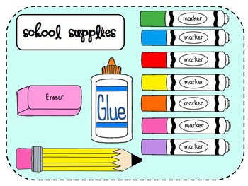  school supply clipartlook. Marker clipart suply