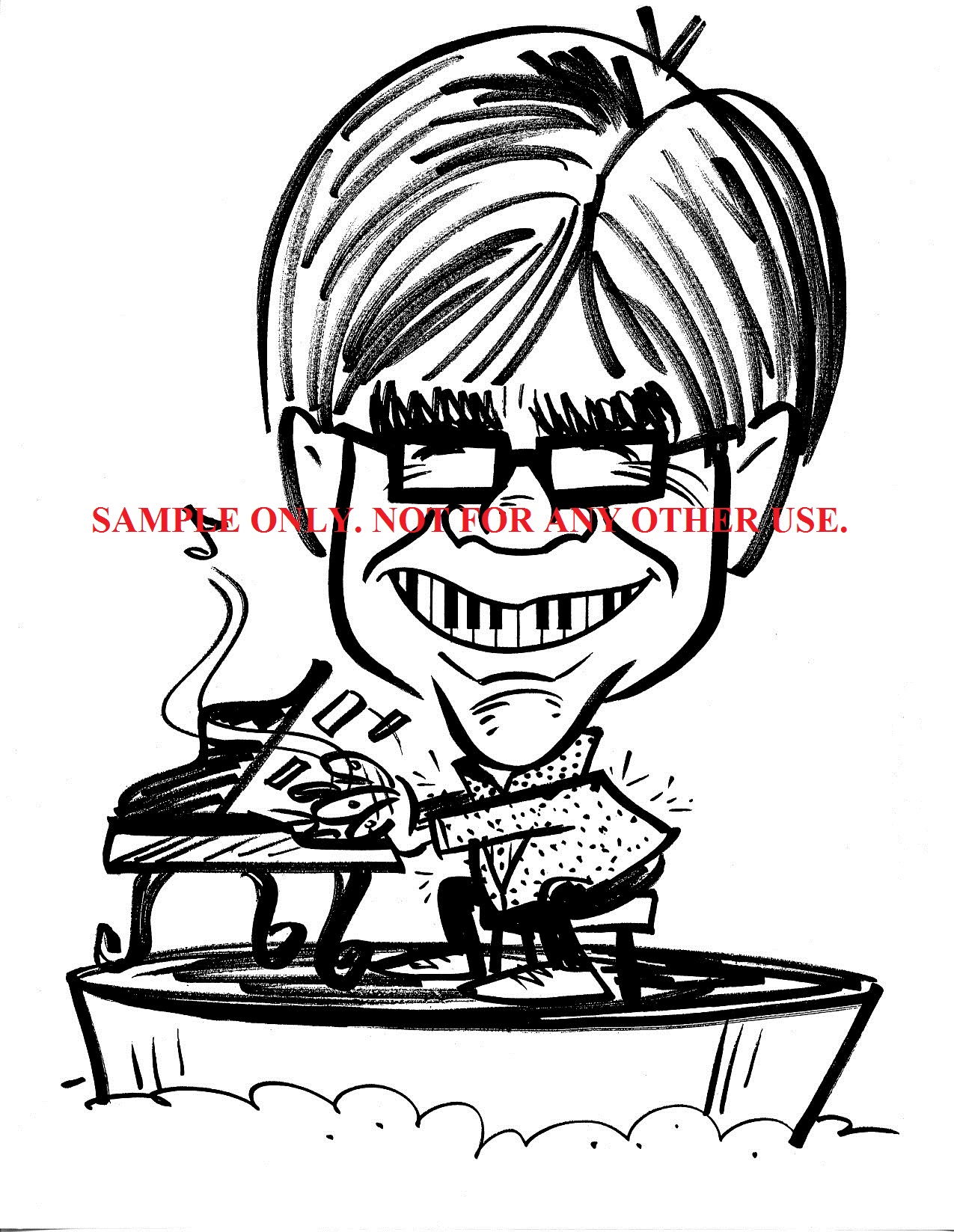 markers clipart caricature