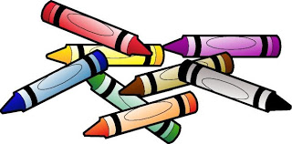 markers clipart cryons