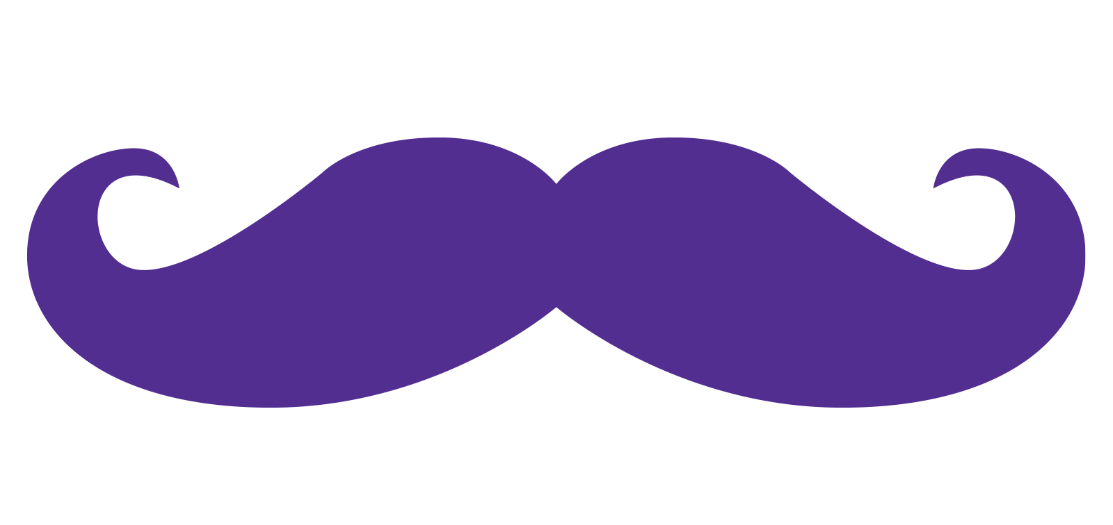 Moustache purple