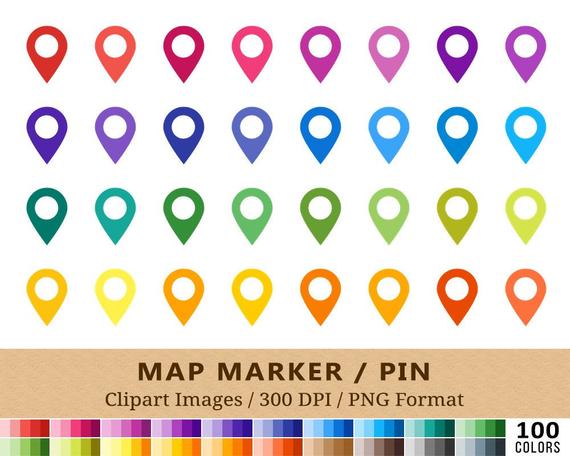 markers clipart vector