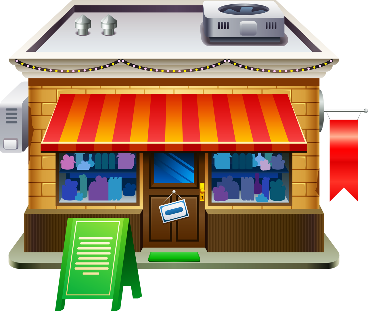 market clipart cottage industry