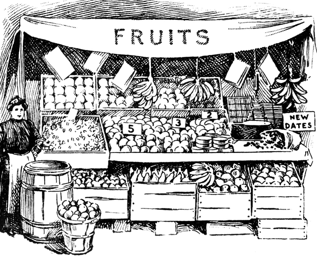 market clipart fruit market