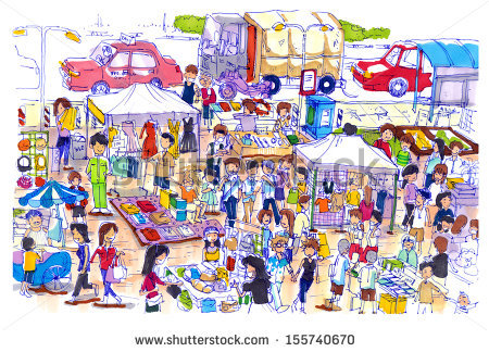 market clipart market square