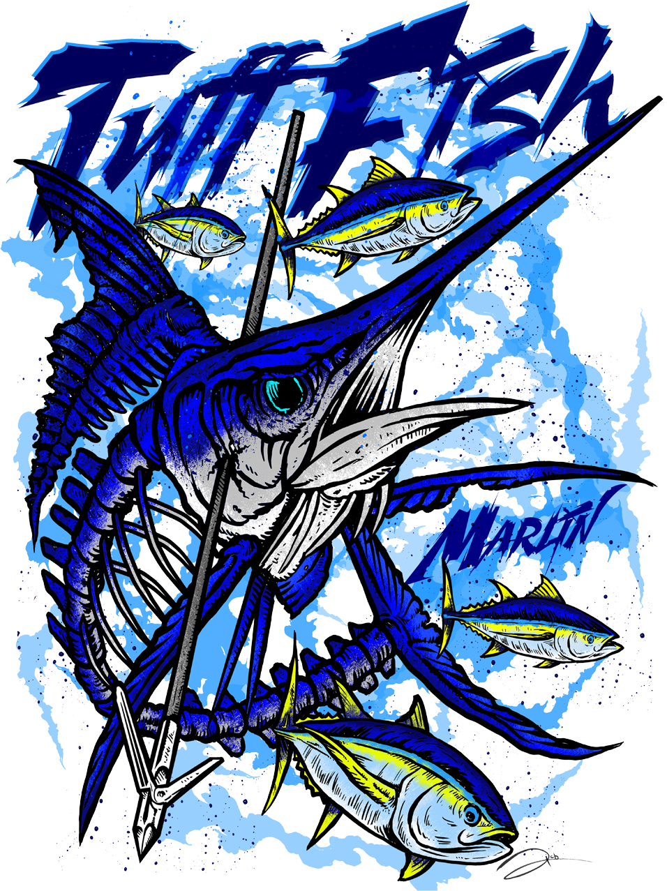 marlin clipart blue marlin