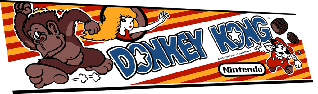 Marquee clipart banner. Donkey kong szabo s