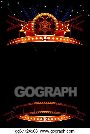 marquee clipart movie poster