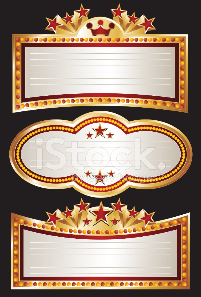 marquee clipart old hollywood