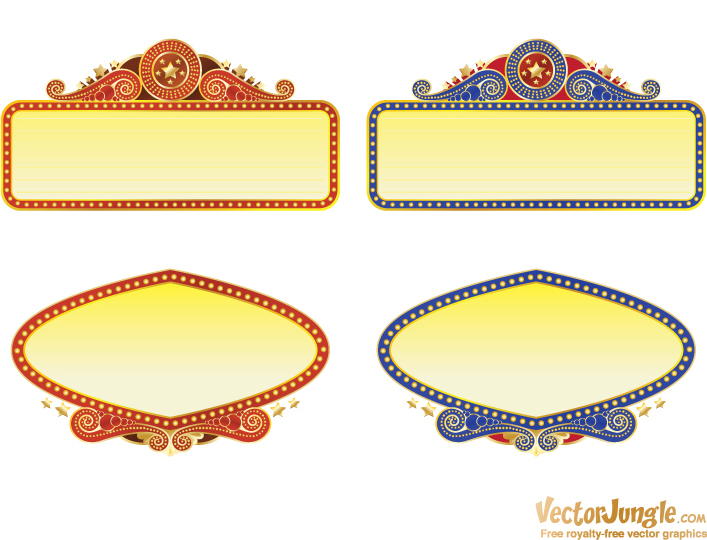 marquee clipart theatre marquee