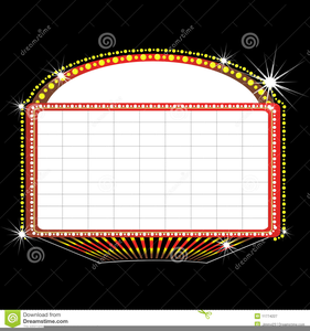 marquee clipart theatrical