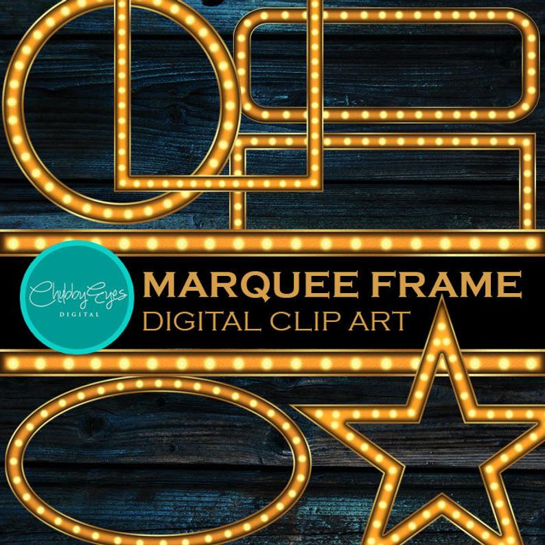 marquee clipart vintage