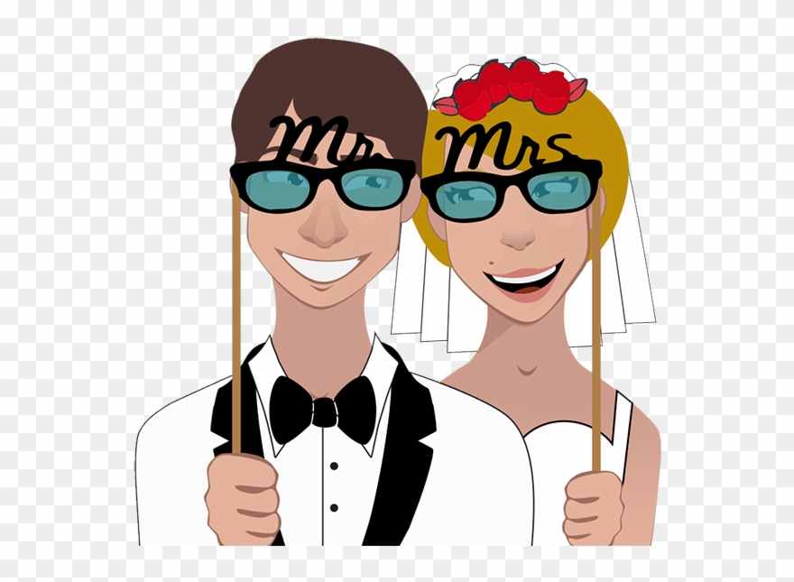 marriage clipart booth