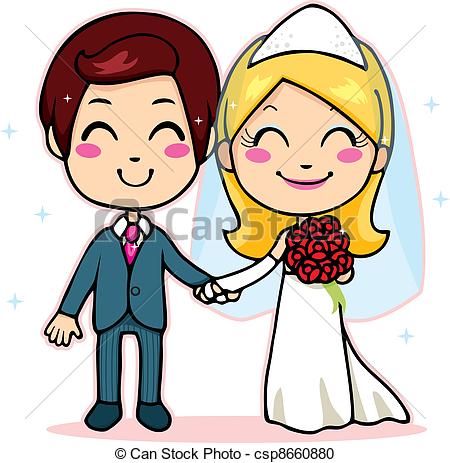 Marriage clipart married couple. Vector panda free images