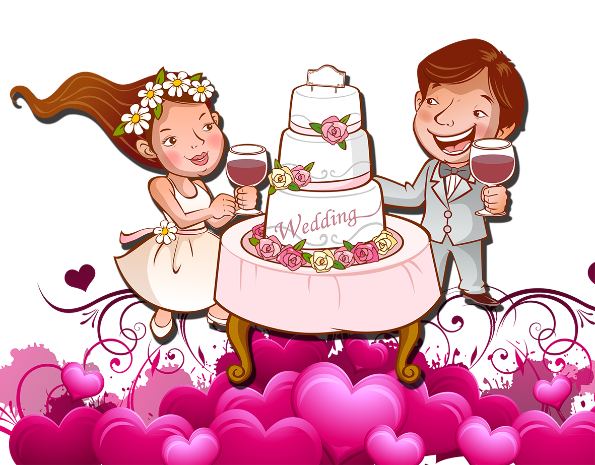 Marriage clipart wedding decoration, Marriage wedding decoration