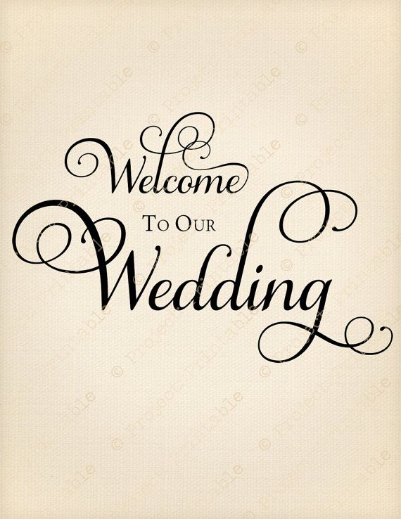 Marriage clipart welcome. To our wedding instant