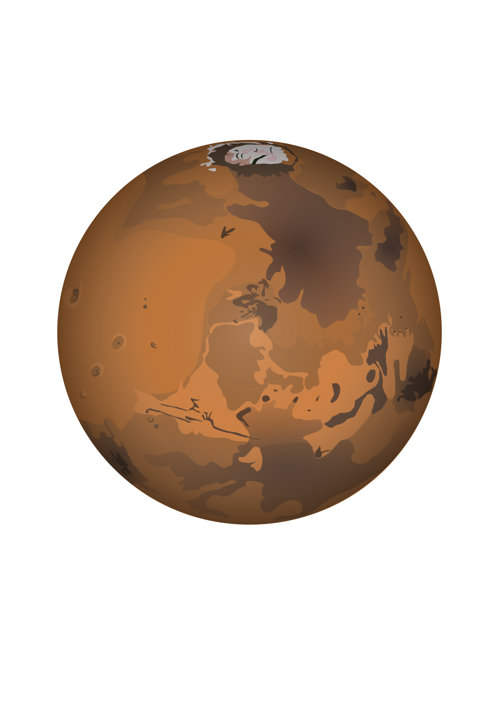 Mars Clipart : Planet mars illustration, Earth Terrestrial planet Mars
