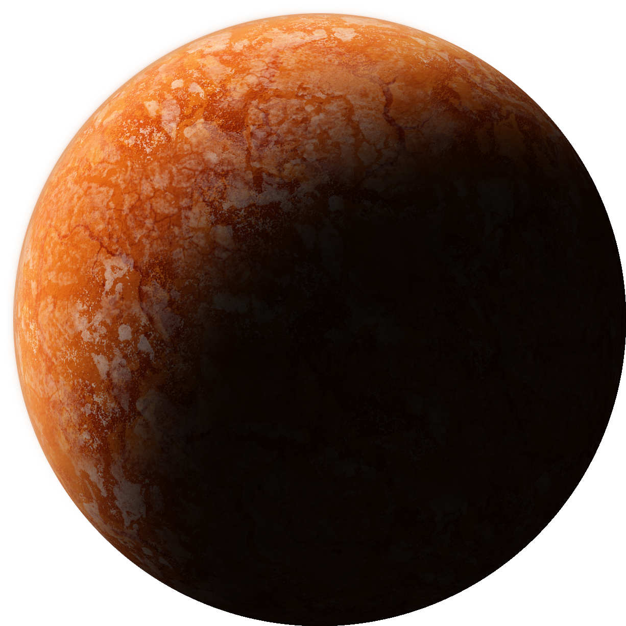 mars clipart orange planet